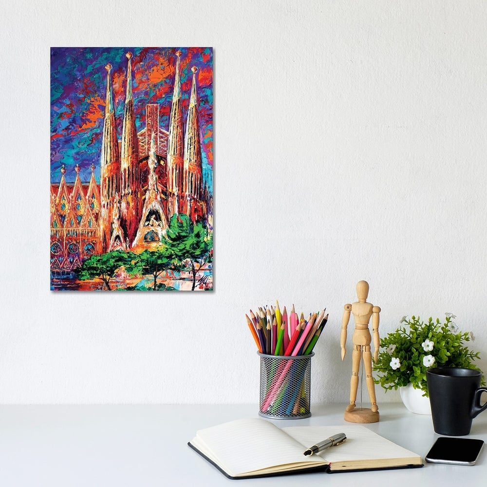 iCanvas "La Sagrada Familia" by Natasha Mylius Canvas Print