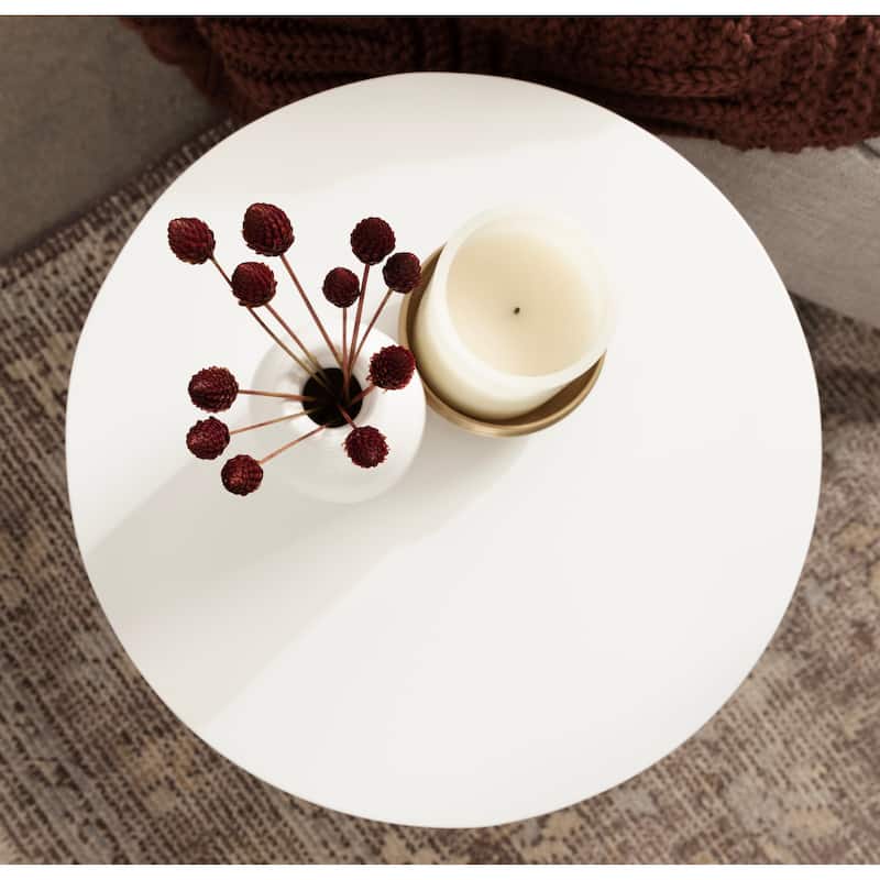 Kate and Laurel Decklyn Glam Round Side Table