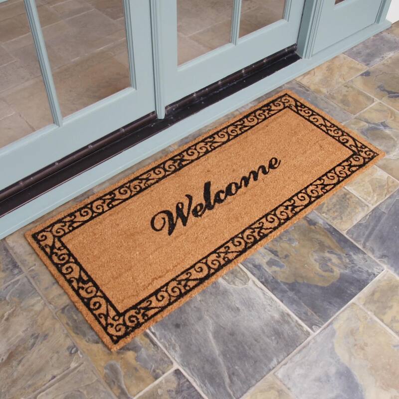 Rubber-Cal French "Estate Door Mat" Kit - 24" x 57" - 2 Doormats