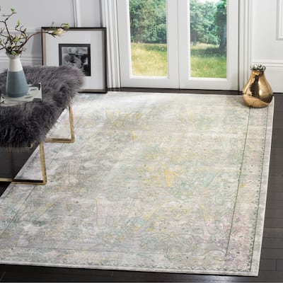 SAFAVIEH Mystique Vaxhide Watercolor Oriental Polyester Rug