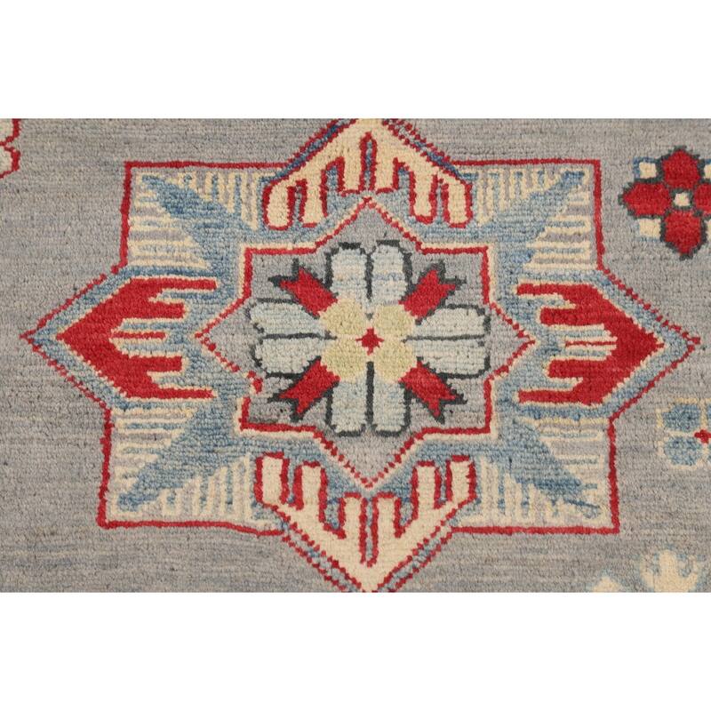 Kazak Oriental Area Rug Handmade Traditional Bedroom Wool Carpet - 6'9" x 9'9"