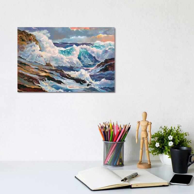 iCanvas "Pacific Storm" by David Lloyd Glover Canvas Print - 8x12x0.75
