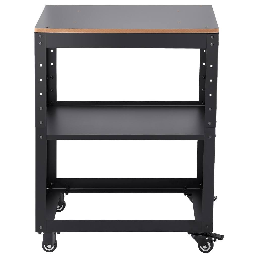 Planer Stand, 100 lbs / 45 kg heavy loads, Three-Gear Height Adjustable Thickness Planer Table,with 4 Stable Casters