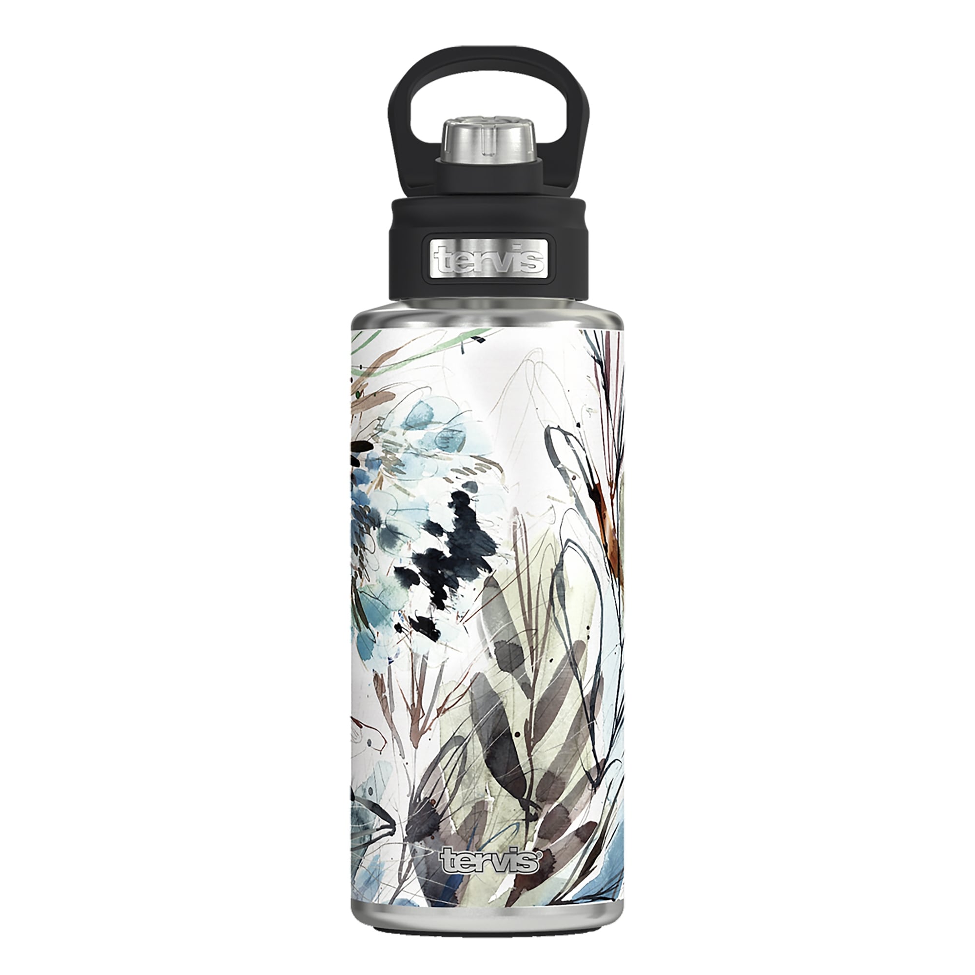 Tervis Kelly Ventura Protea Triple Walled Insulated Travel Tumbler, Stainless Steel - 32oz Wide Mouth Bottle