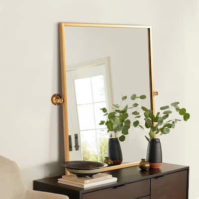 Modern Iron Wall-mount Decor Hanging Glam Mirror