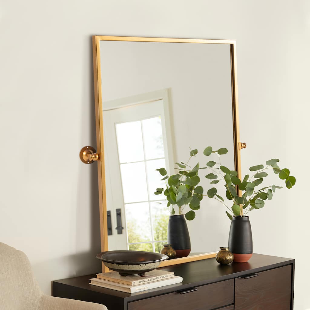 Modern Iron Wall-mount Decor Hanging Glam Mirror