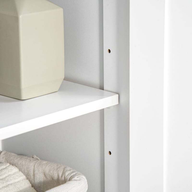 kleankin Freestanding Bathroom Storage Cabinet, Floor Cupboard with 2 Drawers, Adjustable Shelf