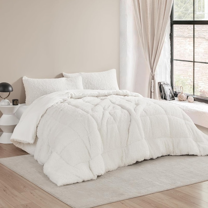 Cotton Candy - Coma Inducer® Oversized Comforter - Marshmallow White - Oversized Queen