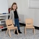 preview thumbnail 24 of 56, 2 Pack Plastic Stackable Preschool Chair with 10.5" Seat Height - 14"D x 12.5"W x 20"H