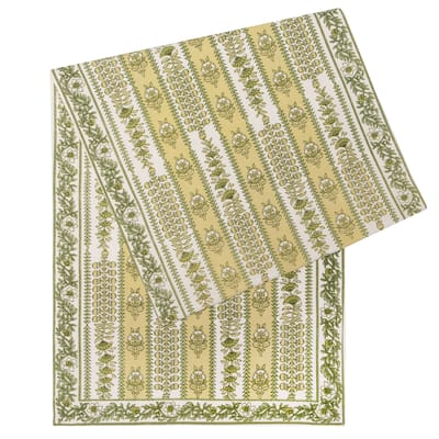 Couleur Nature Provence Avignon Runner - Pistache - 16" x 90" - 16 x 90