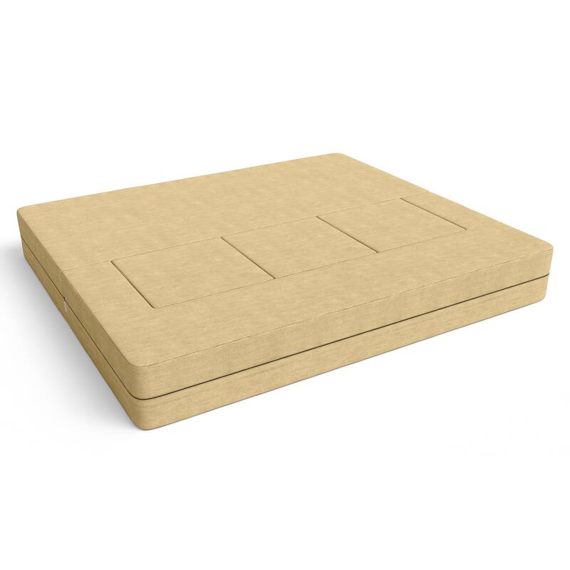 Porch & Den California King Convertible Sleeper Sofa and Ottomans