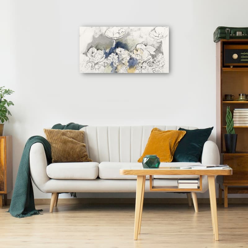 Wildflower Study By Studio Arts Canvas Art Print