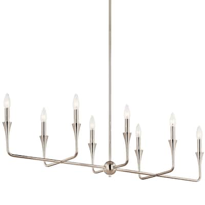 Kichler 52693 Alvaro 8 Light 46" Wide Taper Candle Style Chandelier