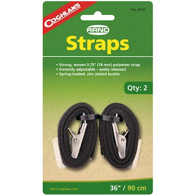 Coghlan's 36" Arno Straps (2 Count), Woven Polyester, Camping Hiking Survival