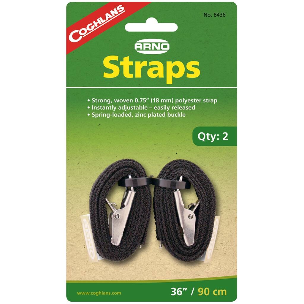 Coghlan's 36" Arno Straps (2 Count), Woven Polyester, Camping Hiking Survival
