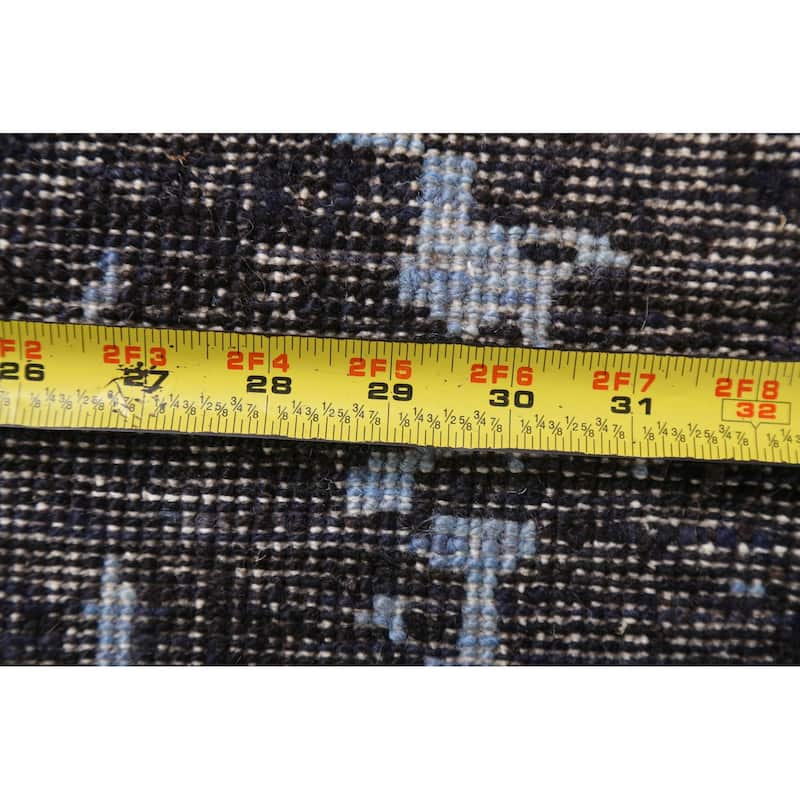 Vegetable Dye Abstract Oriental Living Room Area Rug Wool Hand-knotted - 8'11" x 11'10"