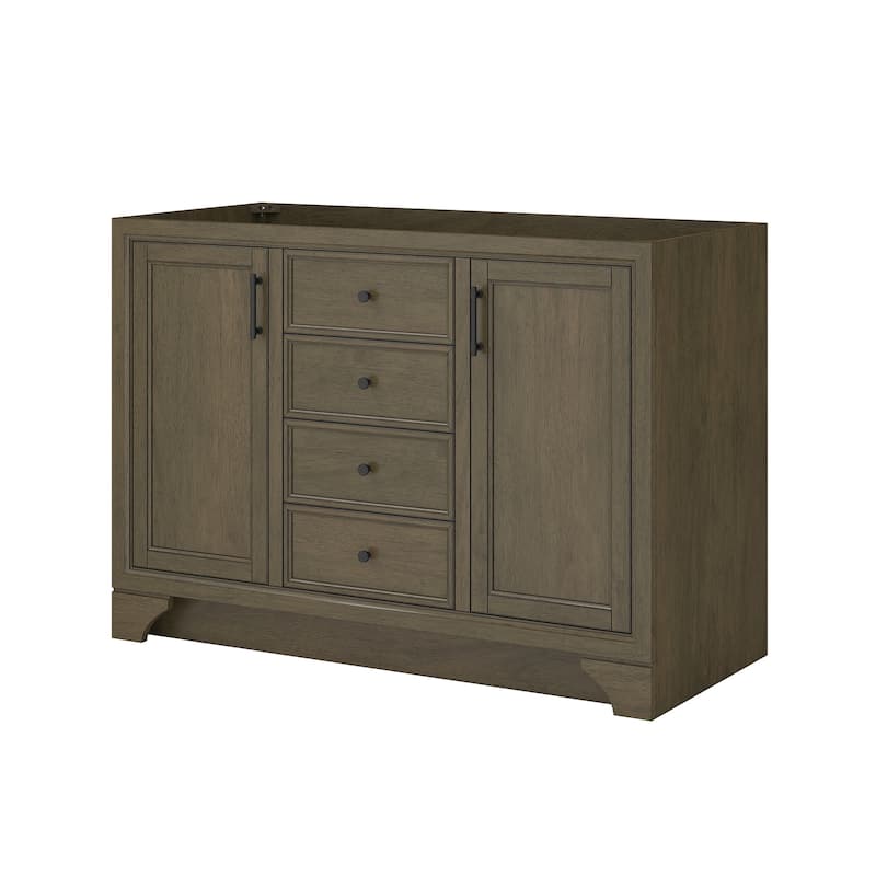 CRAFT + MAIN LCV4822D Lanagan 48" Single Free Standing Vanity Cabinet - Shaded Timber