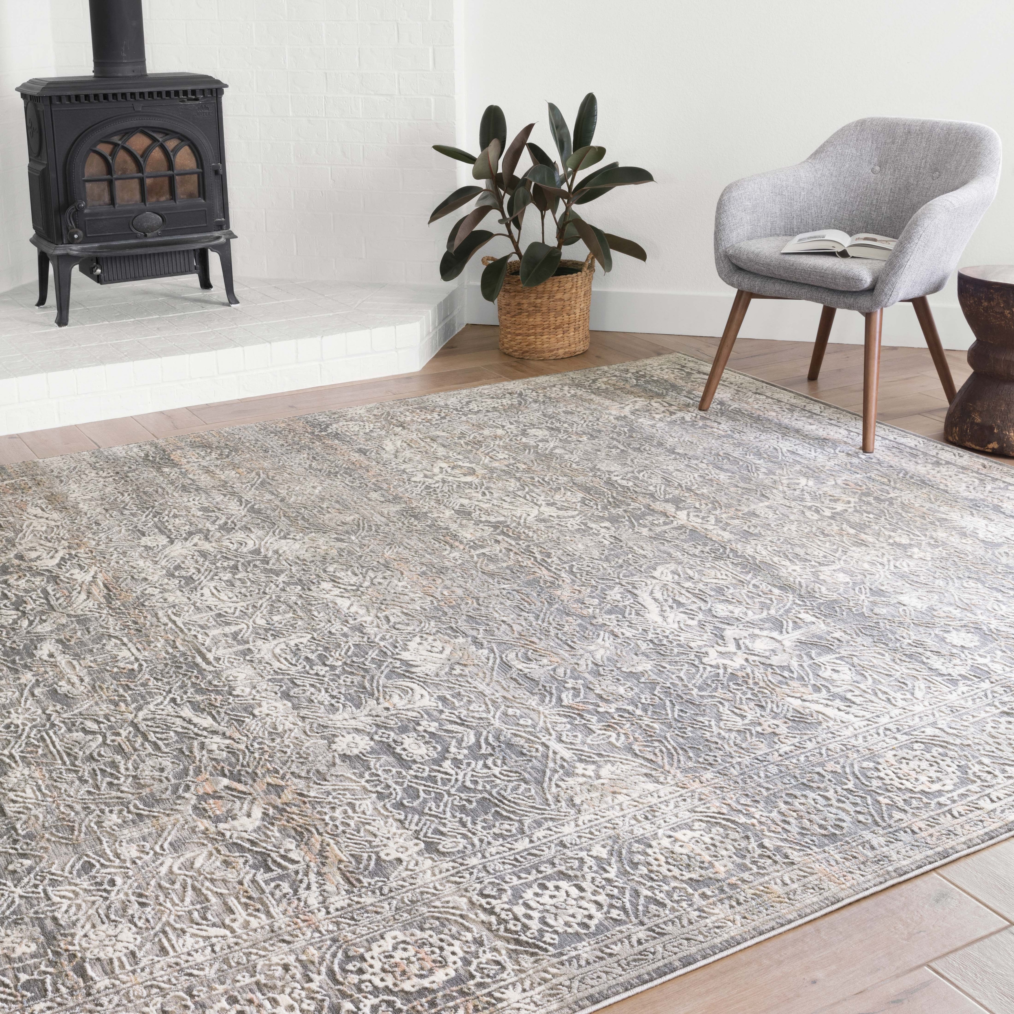 Alexander Home Heather Traditional Dimensional Area Rug
