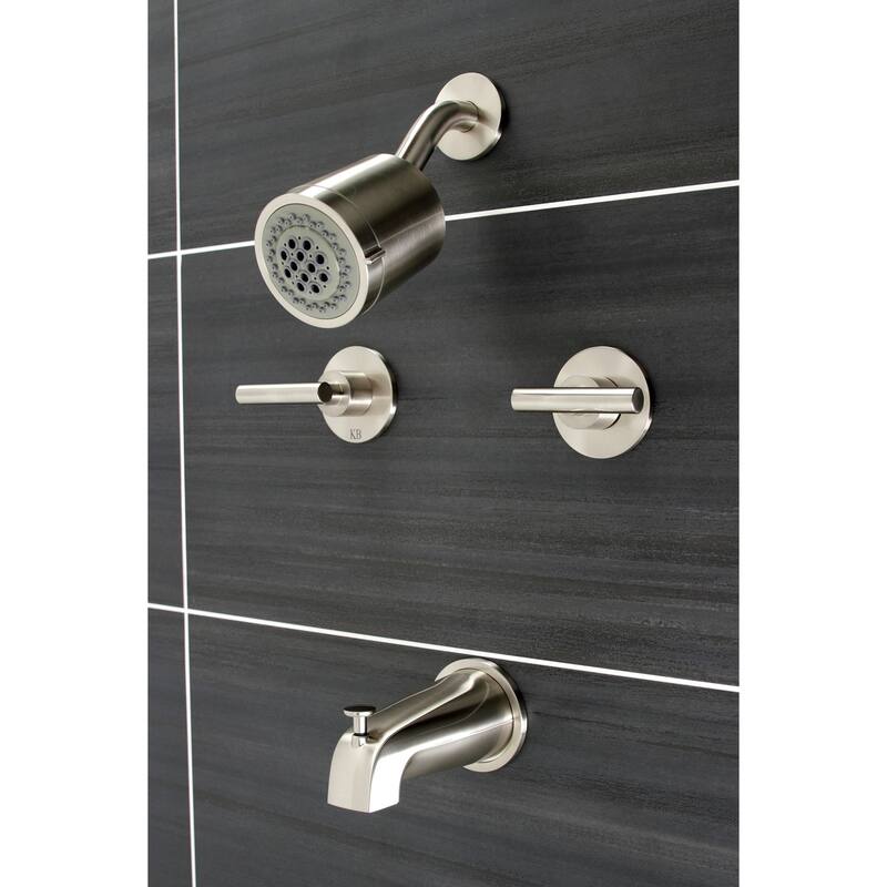 Kingston Brass Manhattan Two-Handle Tub and Shower Faucet