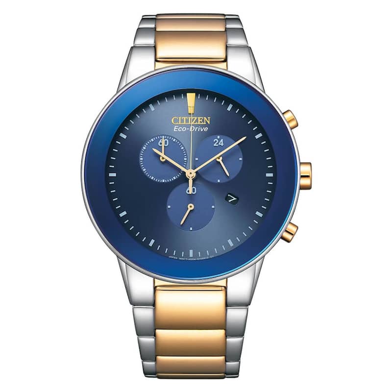 Citizen Men's Eco-Drive Blue Dial Watch - AT2244-84L - 6 (36)