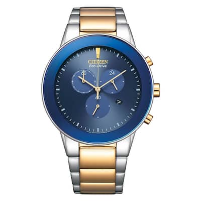 Citizen Men's Eco-Drive Blue Dial Watch - AT2244-84L - 6 (36)