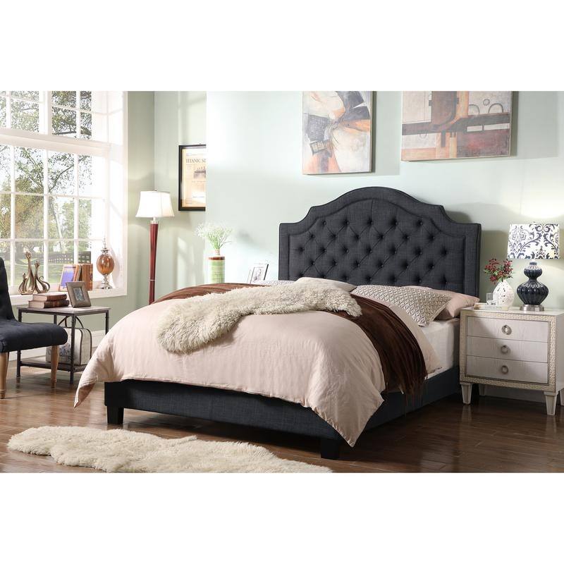 Rosevera Camille Tufted Upholstered Standard Bed, King Size On Sale