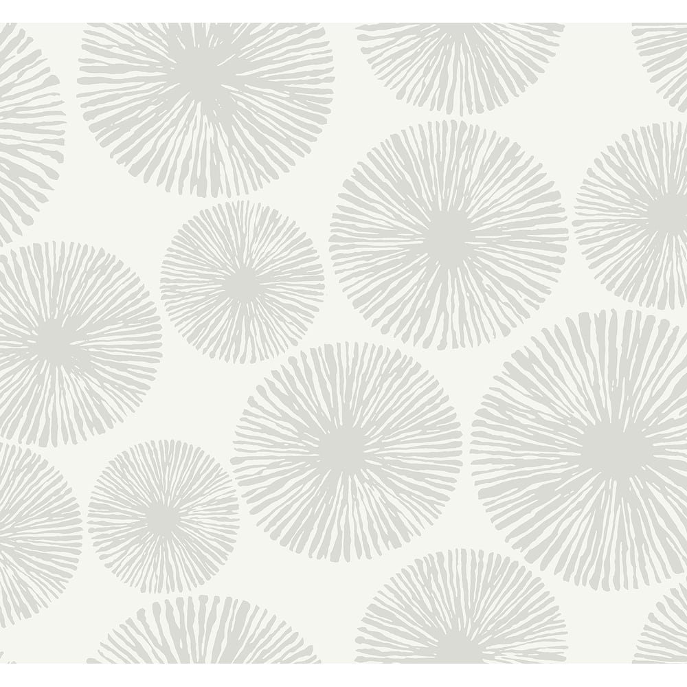 Seabrook Designs Yvette Sunburst Unpasted Wallpaper