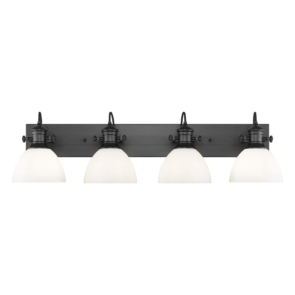 Golden Lighting 3118-BA4 OP Hines 4 Light 7" Wide Vanity Light