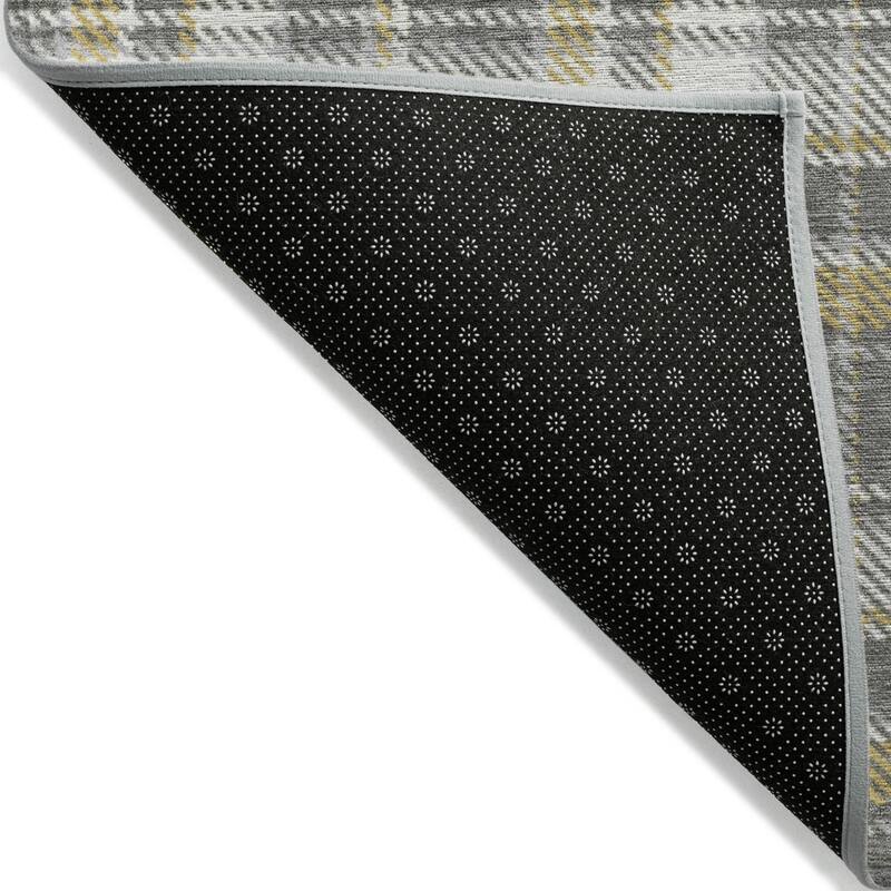 Ralo Plaid Weather Resistant Versatile Elegance Runner Outdoor Rug