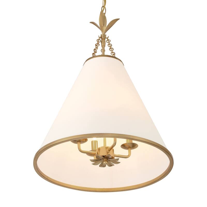 Crystorama Lighting Group 564 Broche 4 Light 18" Wide Pendant with