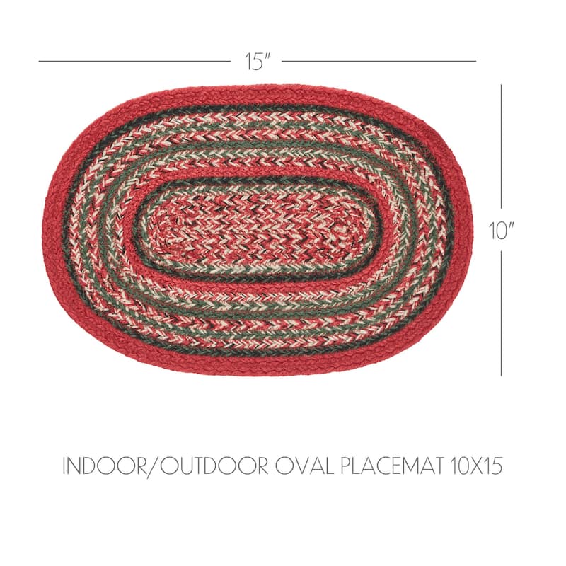 Forrester Indoor/Outdoor Oval Placemat 10x15