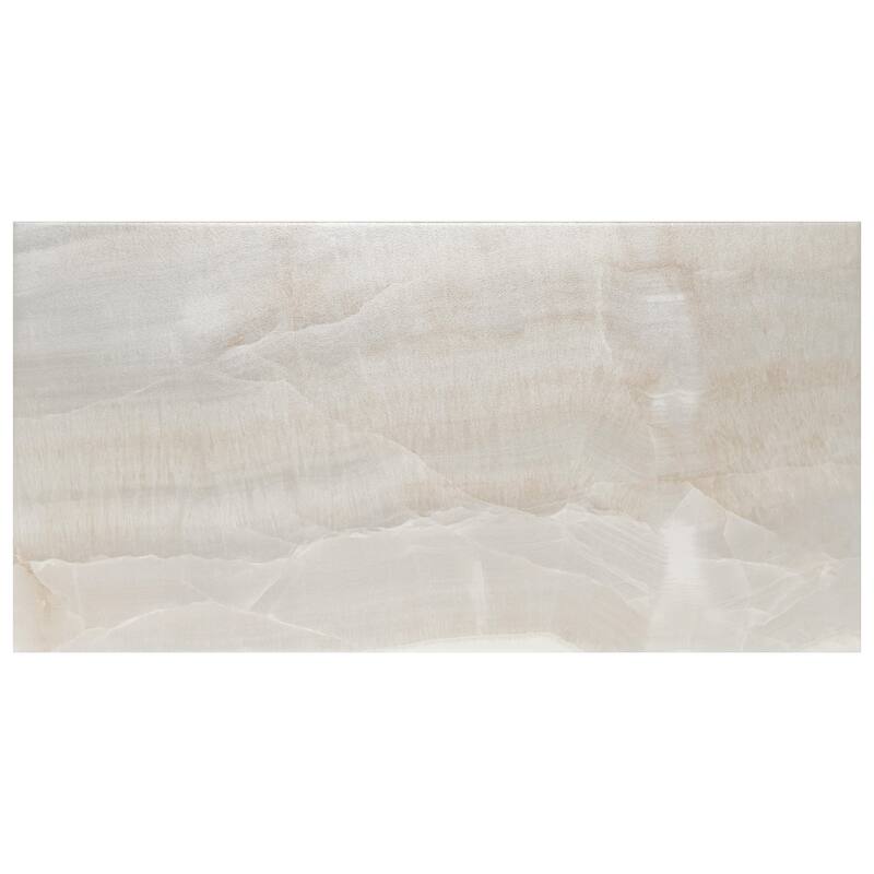 Merola Tile Dubai Pearl 12-1/2" x 24-1/2" Porcelain Floor and Wall Tile