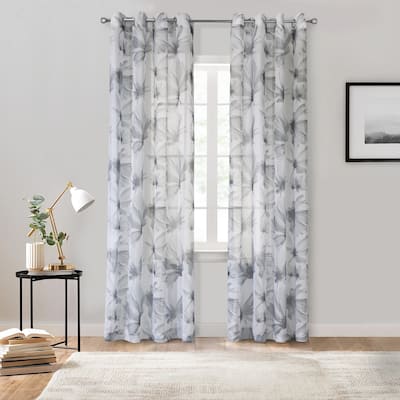 Ophelia Light Filtering Grommet Curtain Panel