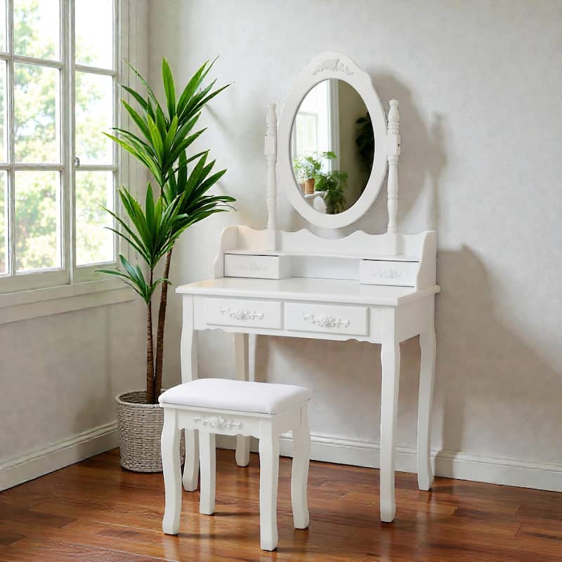 white princess dressing table Amazon.com: high-end Dressing Table 2 in 1 Makeup Vanity Desk European Style Dressing Table Bedroom Modern Stool White Princess Combination : Home & Kitchen