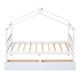 preview thumbnail 18 of 46, Roomfitters Twin Size Wooden House Bed with Storage, Functional and Stylish Sleeping Solution with Built-In Compartments