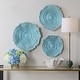 preview thumbnail 3 of 4, Ocean Gems Wall Decorations - 13.75" - Blue - Set of 3