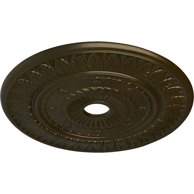 26 3/4"OD x 3 5/8"ID x 1 1/8"P Leaf Ceiling Medallion
