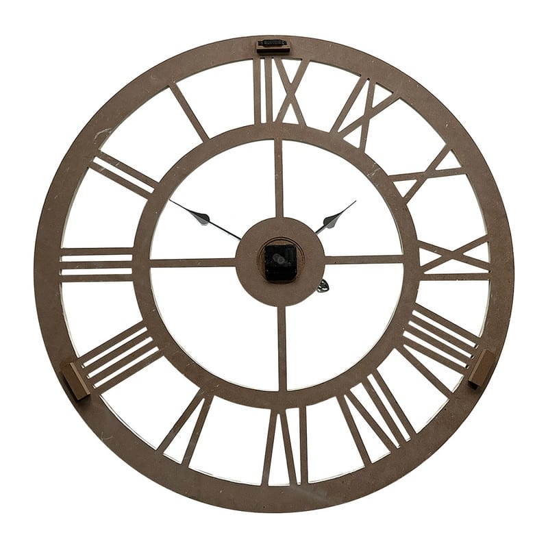 Elara Wood Modern Farmhouse Wall Clock - 33"H x 33"W x 1"D