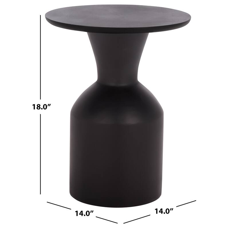 SAFAVIEH Home Tazon Round Accent Table - 14"W x 14"D x 18"H