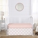 preview thumbnail 3 of 4, Sweet Jojo Designs Pink Bows Girl Crib Bed Skirt - Blush and White Bow for the Ballerina Ballet Dancer Princess Collection