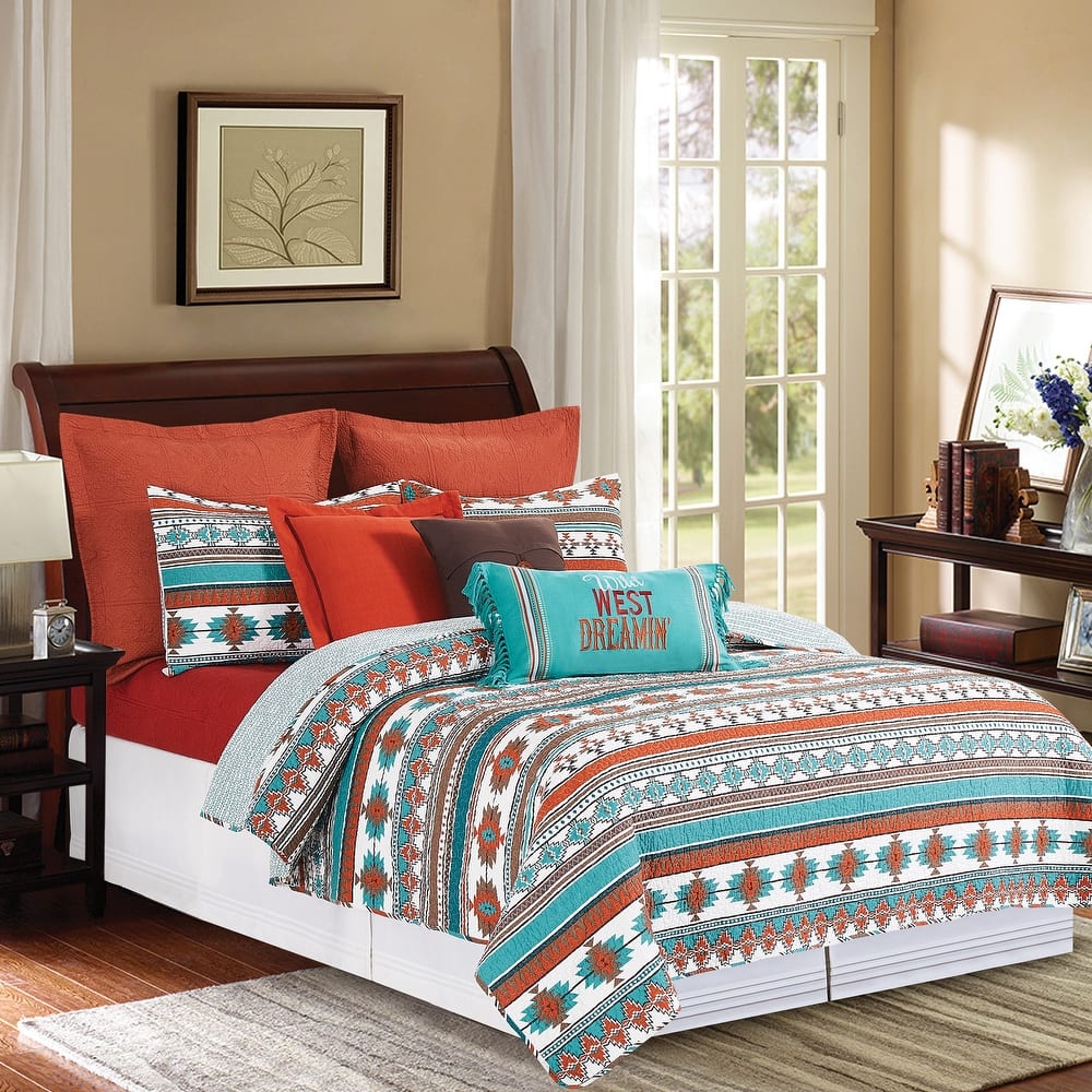 Aqua Valley Quilt Set