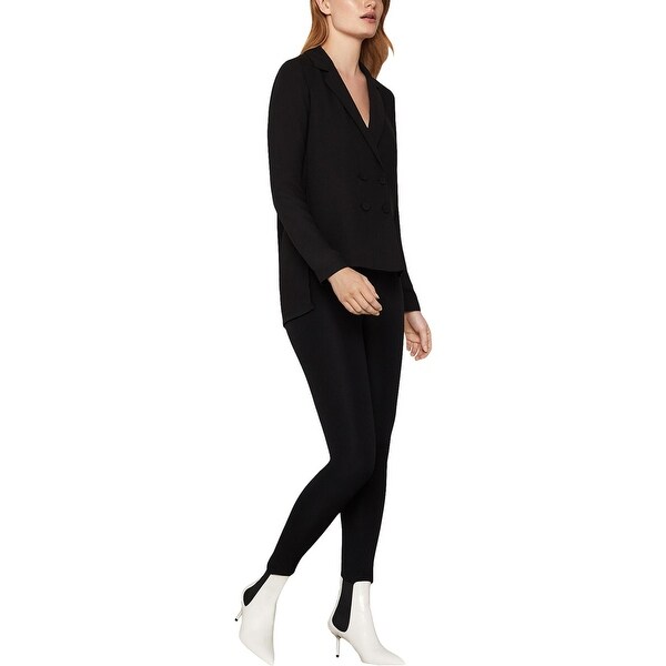 bcbg high low peplum blazer