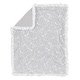 preview thumbnail 3 of 4, Grey Floral Vintage Lace Girl 4pc Nursery Crib Bedding Set - Gray Velvet Luxurious Elegant Princess Boho Shabby Chic Luxury
