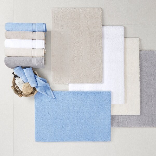Madison Park Signature Marshmallow Bath Rug On Sale Overstock 12603976