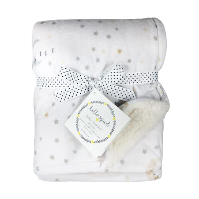 Hello Spud Man-on-Moon Plush Blanket - 40"x30"