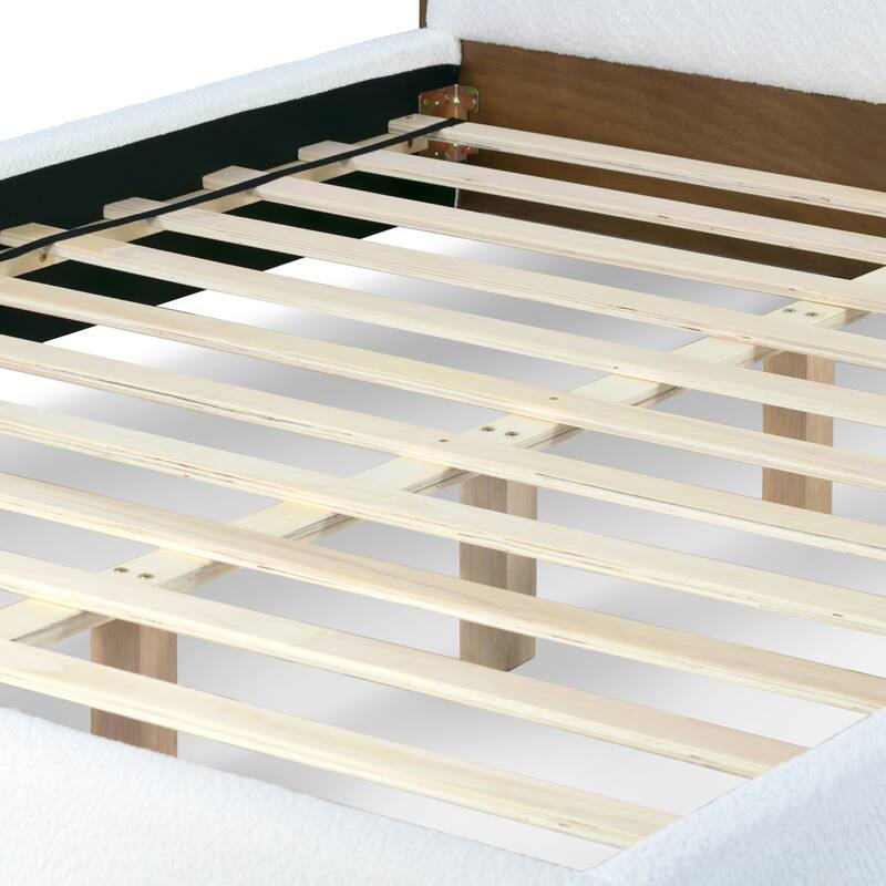 Brea Upholstered Queen Bed in Contrasting Colored Upholstery