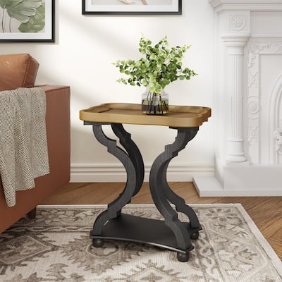 Ouray French Country Accent Table with Rectangular Top by Christopher Knight Home