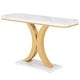 preview thumbnail 10 of 15, 40 Inches Narrow Industrial Console Sofa Table for Entryway