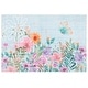 preview thumbnail 10 of 14, SAFAVIEH Door and Kitchen Mat Machine Washable Slip Resistant Vangelica Rug 3' x 5' - Aqua/Pink - Rectangle