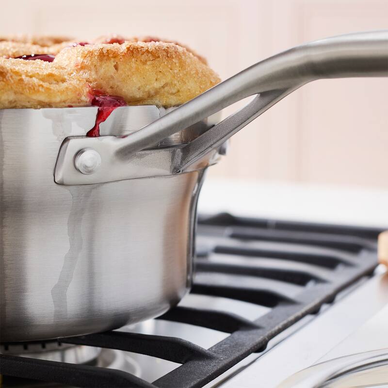 ZWILLING Motion Stainless Steel 2.5-qt Stainless Steel Saucepan with Lid